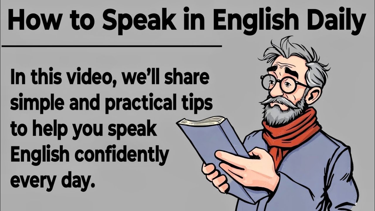How to Speak in English Daily || Graded Reader || English speaking ...