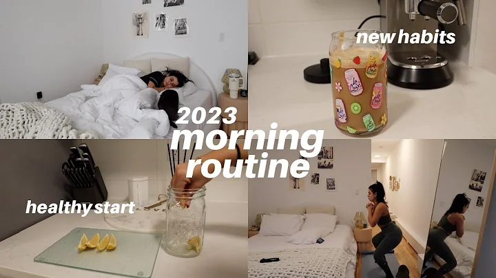 new year morning routine *new habits + healthy sta...