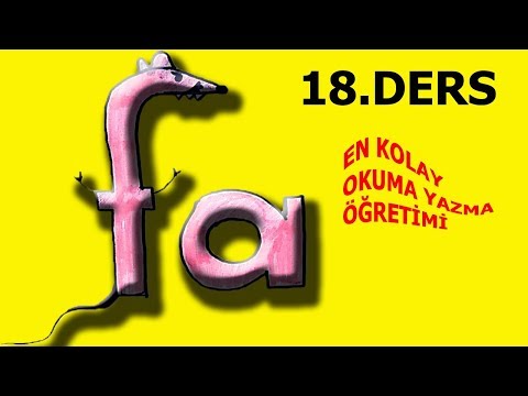 18.DERS FA SESİ | EN KOLAY OKUMA YAZMA ÖĞRETİMİ