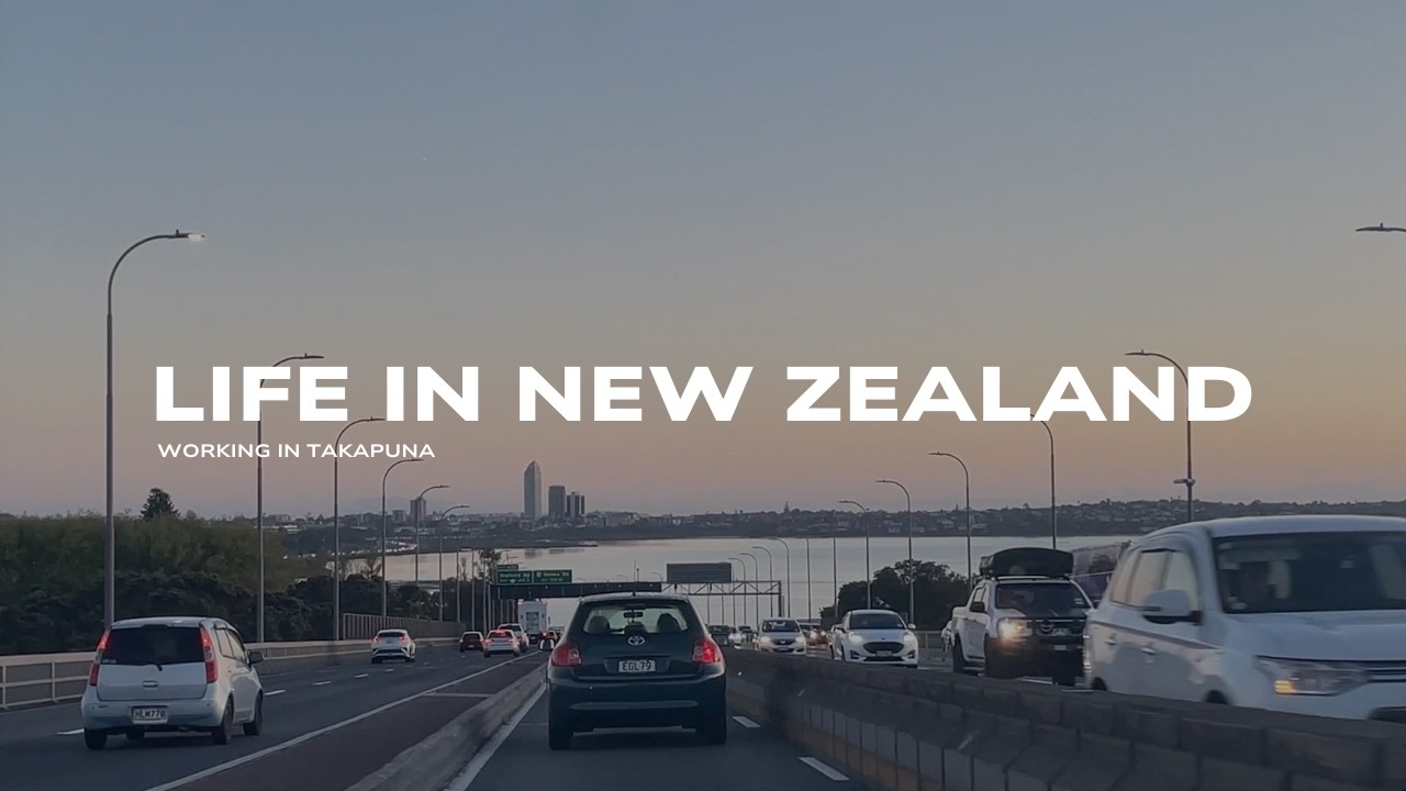 A Calm Morning in Takapuna | Sunrise Drive & Cozy Co-working Day