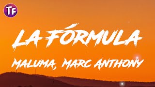 Maluma, Marc Anthony - La Fórmula (Lyrics / Letra)