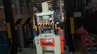60 Ton Hydraulic Press Testing | Metal Blanking with Copper Strips for Indonesia Client