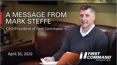 A Message from Mark Steffe