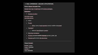 Remedial UAS Pemrograman Berorientasi Objek