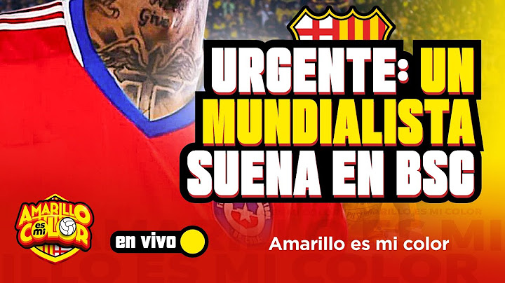 🔴 #ENVIVO | 🟡⚫ URGENTE: UN MUNDIALISTA SUENA EN BARCELONA ⚫🟡
