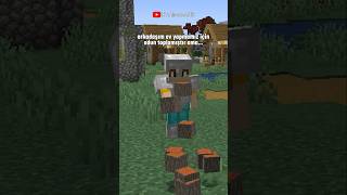 Minecraftta Arkadaşın Ev Yapmak İçin Odun Toplamıştır Ama...