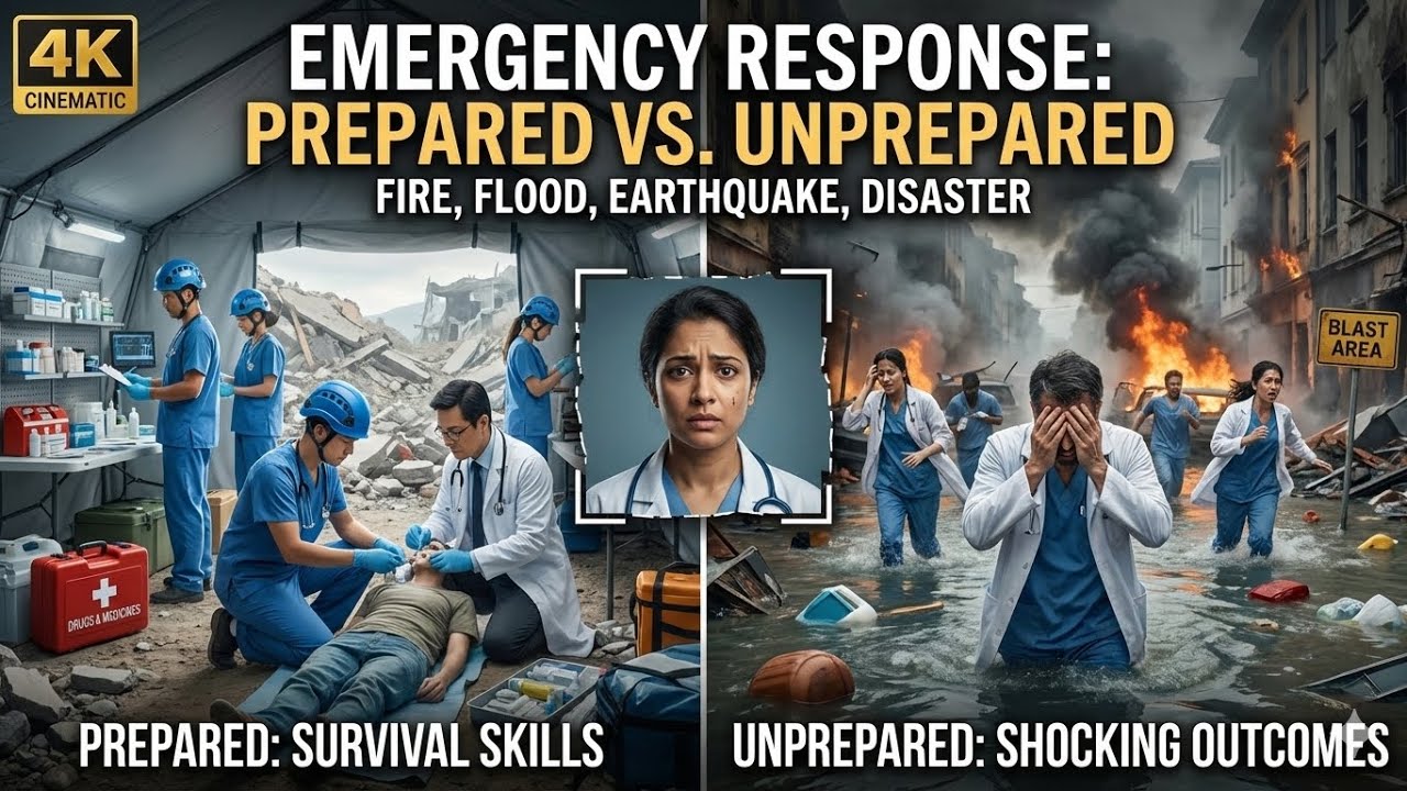 PREPARED vs UNPREPARED NURSES and DOCTORS: Who Survives the Disaster? 😱 (Emergency Outcomes)