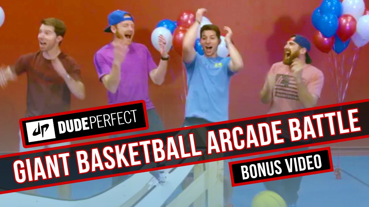 Dude Perfect: Giant Basketball Arcade Battle BONUS Video