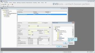 EVOtools - Werkzeugstammdatenimport