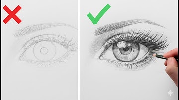 How to Draw a Realistic Eye Narrated for Beginners