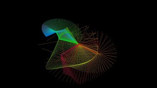 500 Double Pendula, 0.0001° Initial Separation | Chaos & The Butterfly Effect | Physics Simulations