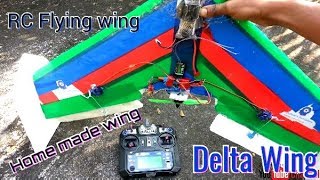 How to make a rc plane - RC Delta wing - Rc flying wing review - Wing all parts setup