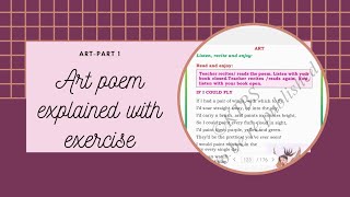 4th grade English/ART/Unit 8 - Summary in kannada /Part 1