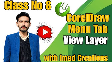 CorelDraw Tutorial for Beginners In Urdu/Hindi | Class 8 | View Tab | Imad Creations