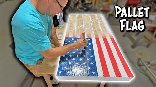 Pallet Flag // That's One Way To Do It