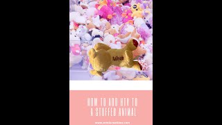 How To Add HTV To A Stuffed Animal | Cricut Iron On Project
