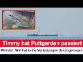 Buckelwal Timmy passiert Puttgarden – Minister: Keine Verletzungen