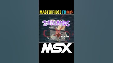 [MSX] Konami Logo + Intro (Opening) 🎬 | Badlands バッドランズ [Remastered] ᴴᴰ
