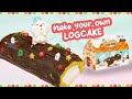 Holly jolly log cake diy kit from gobblin club