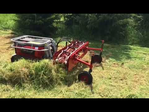 Slope mower Timan RC 1000 with haymaker