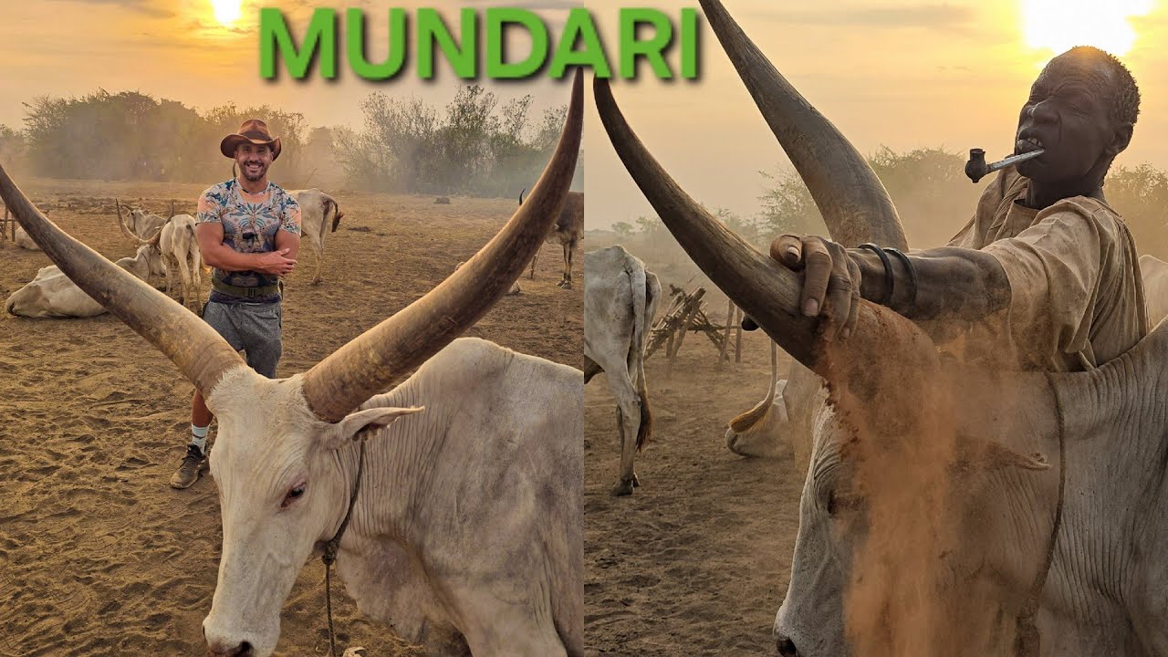 Жизнь с племенем Мундари в Южном Судане