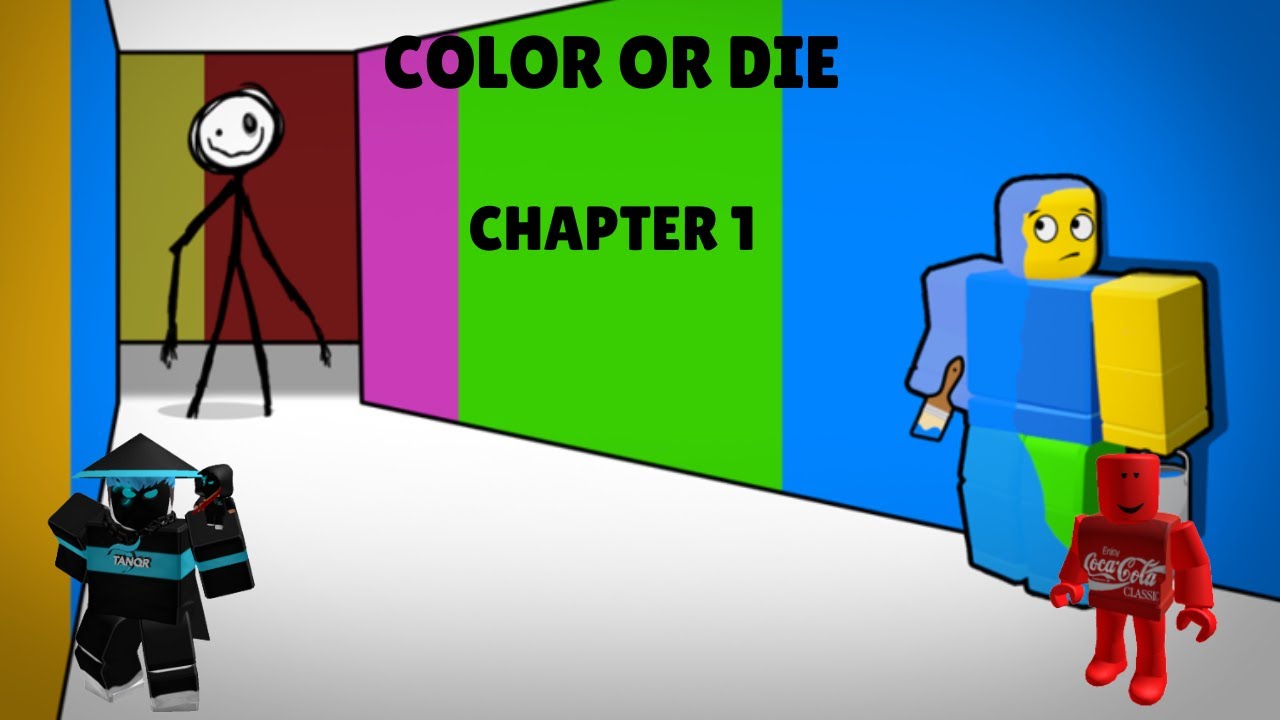 roblox color or die chapter 1 - YouTube