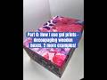 Part 6: How I use gel prints - decoupaging wooden boxes. I made 2 more! #gelprinting #gelpress