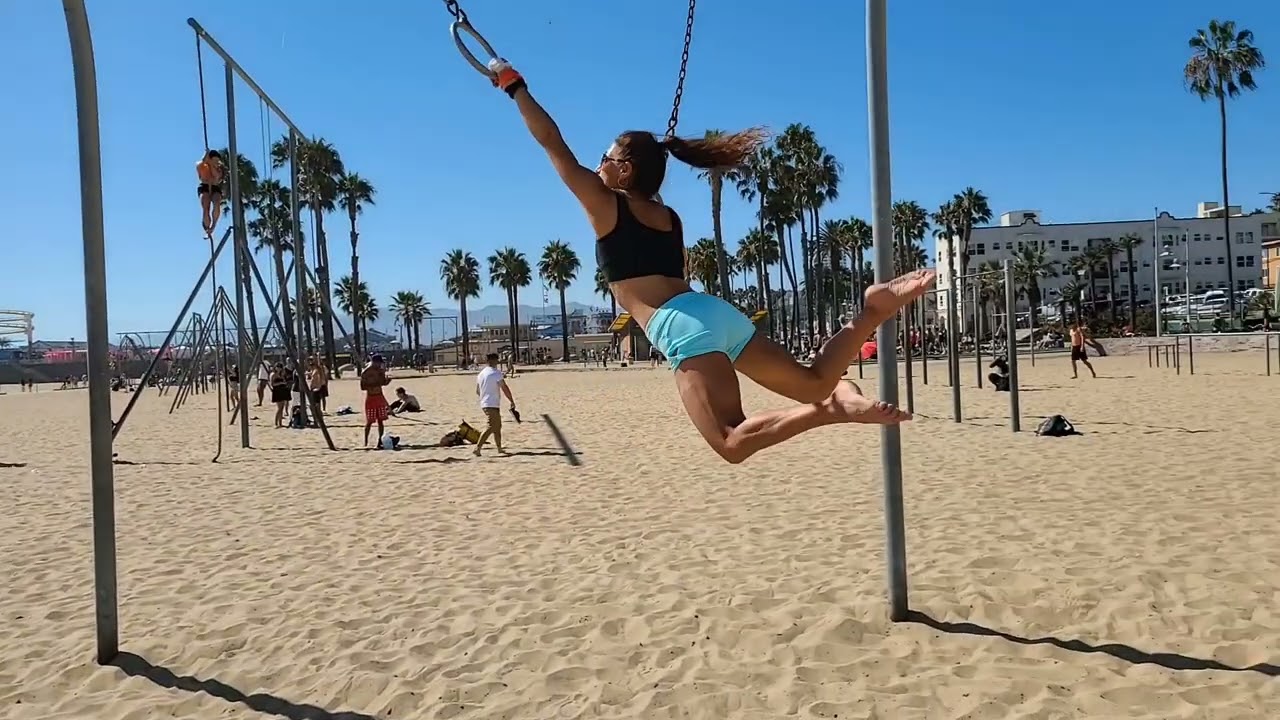Traveling Rings with Naheed @ the Original Muscle Beach