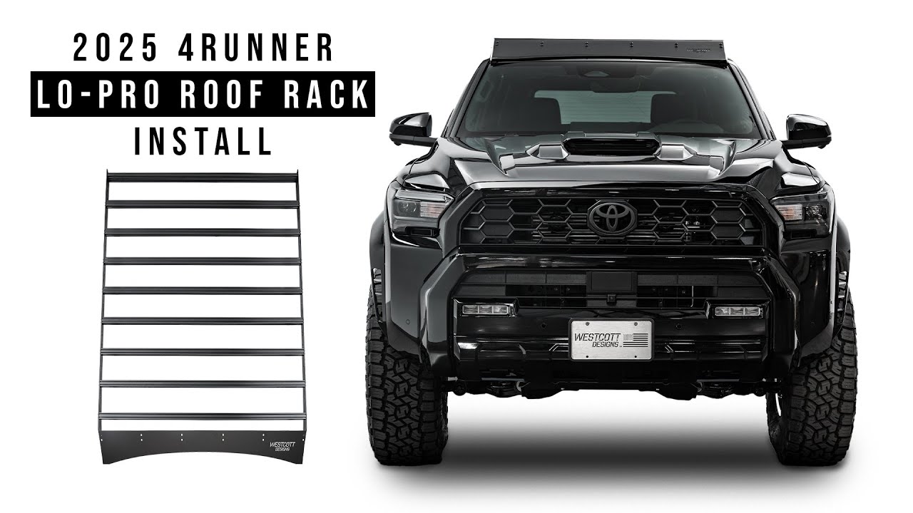 Installing a Lo Pro Roof Rack on the New 2025 Toyota 4Runner (6th Gen)