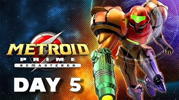 PLAYING METROID PRIME FOR THE FIRST TIME! | Day 5 | Metroid Prime Remastered