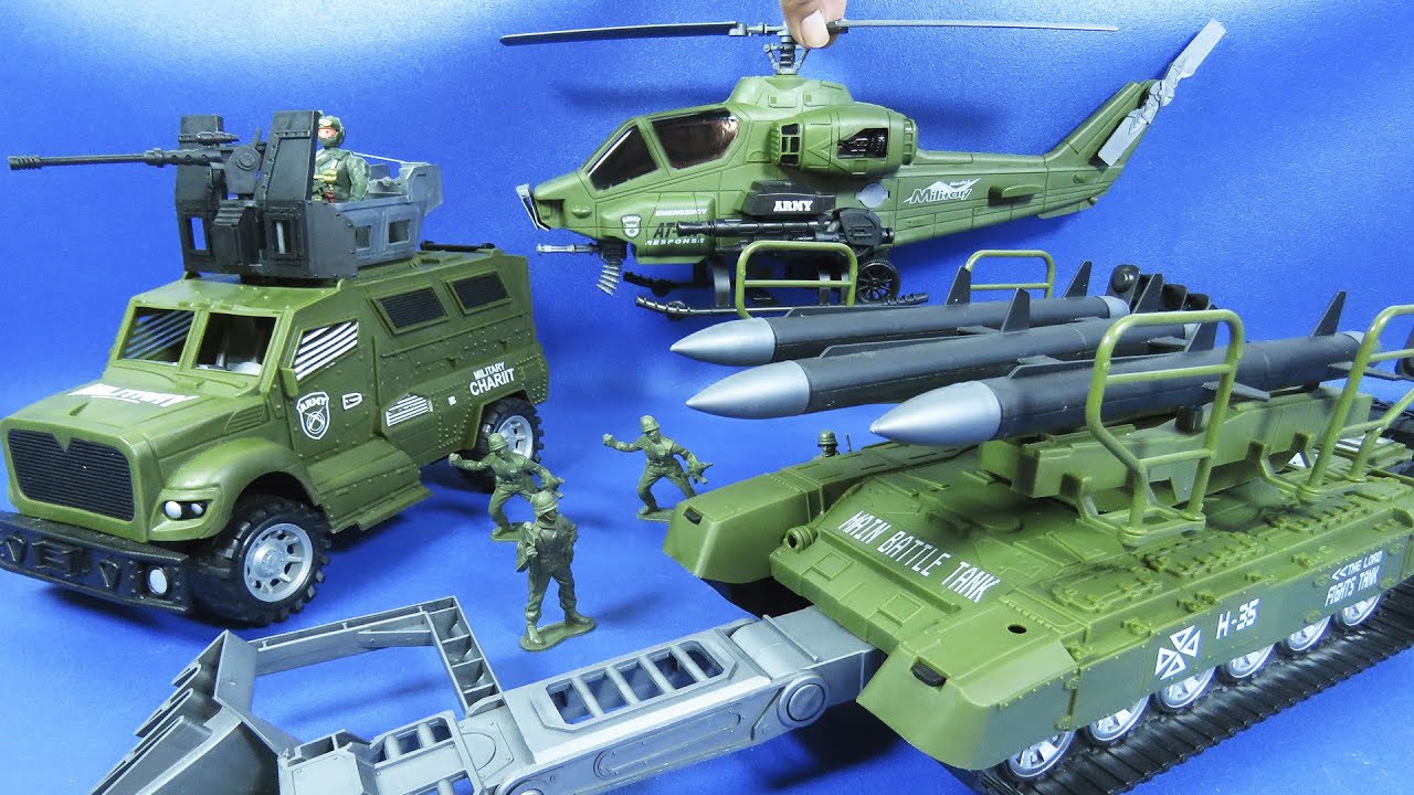Army Militares De Juguete En Guerra Tanque Helicoptero Militar Juguete  Conjunto De Juguetes De