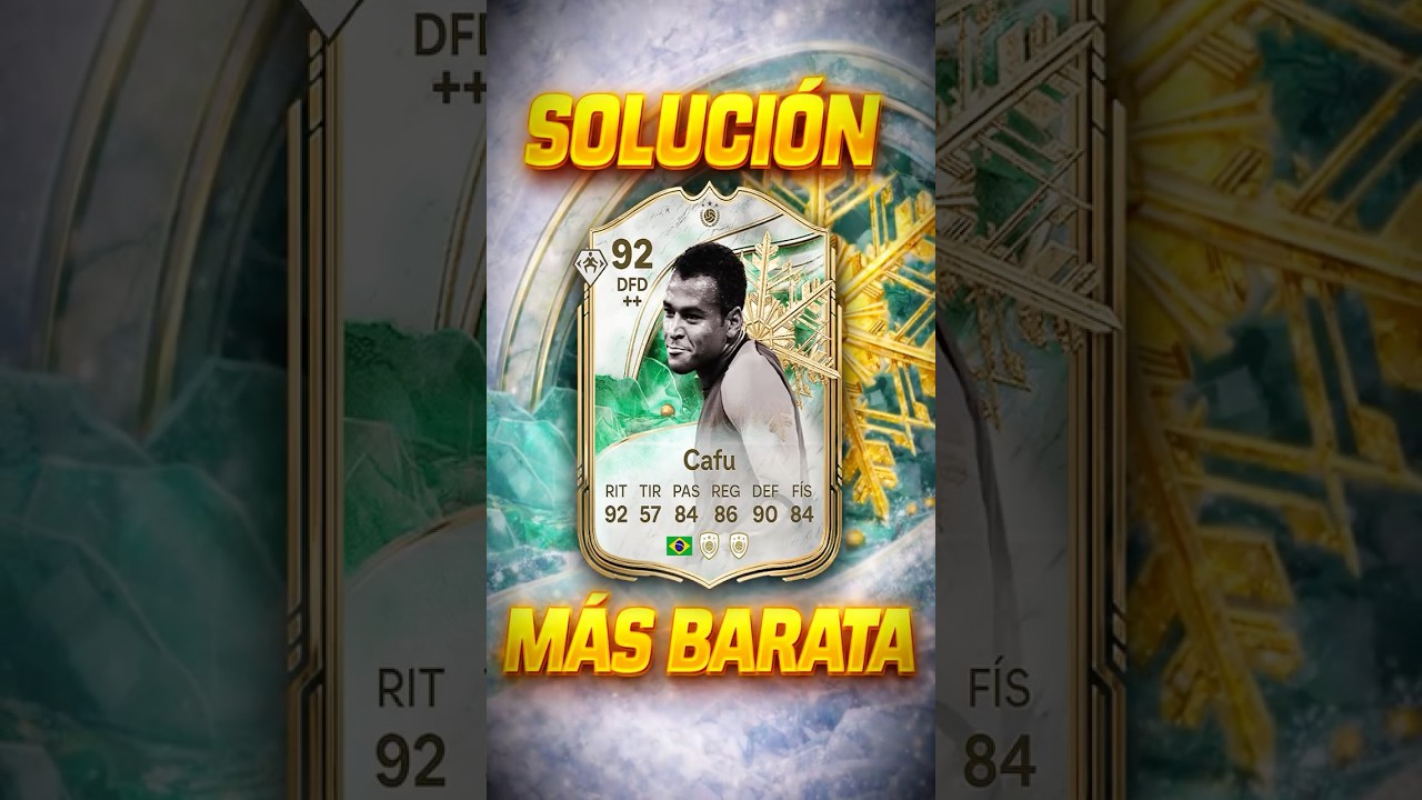 💸⚽¡Cartaza Cafu Icono Winter Wildcards 92 en SBC! 🔥🇧🇷