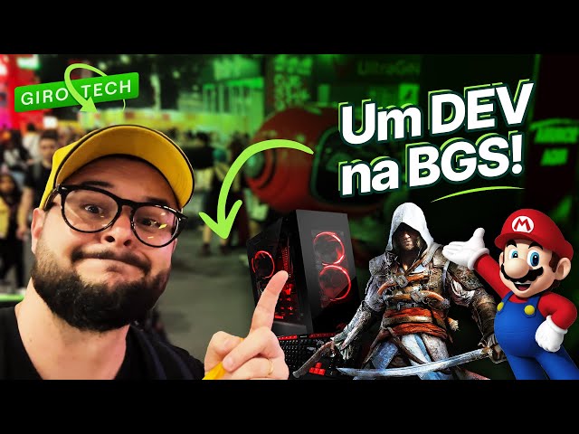 Veja como esta a bgs 2023 brasil game show com tag games e leleco do f