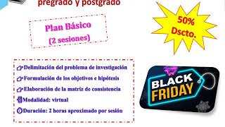 BLACK FRIDAY ASESORIAS NOVIEMBRE 2020