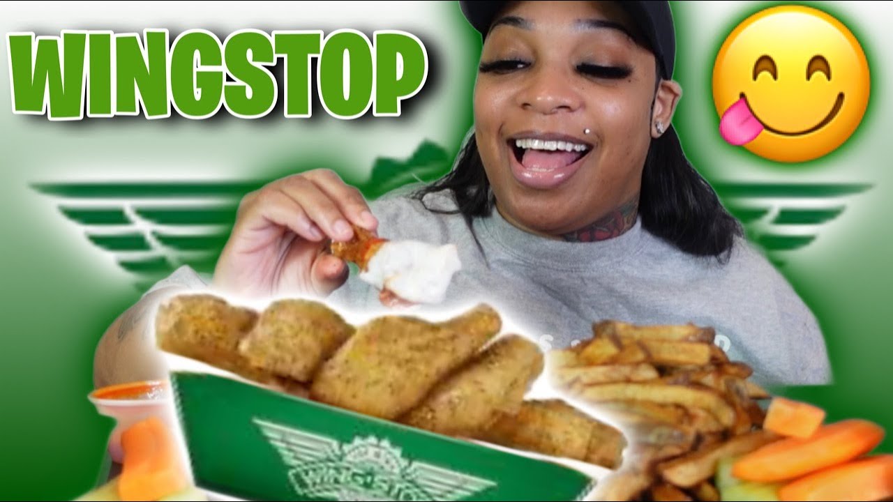 A WINGSTOP CLASSIC WINGS AND FRIES WITH VEGETABLES MUKBANG YouTube