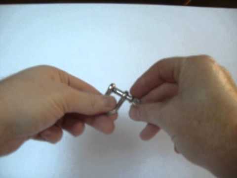 Dee Shackle Captive Pin Stainless