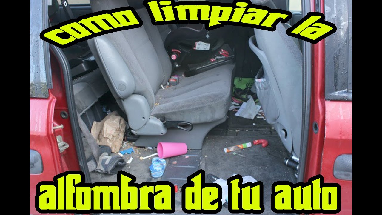 Como lavar la alfombra del carro, limpieza profunda EL MEJOR RESULTADO. 