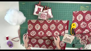 Flosstube FINISHING: A simple tutorial on how to finish pillow ornament - Annie, The Proper Stitcher