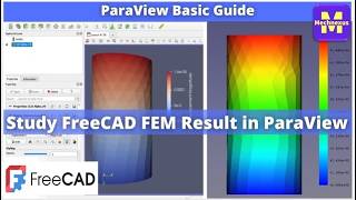 Analyze FreeCAD FEM result in ParaView | FreeCAD Tutorial | FreeCAD FEM | FreeCAD ParaView |