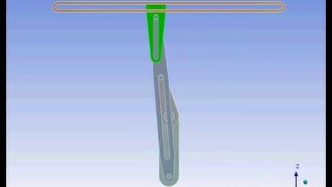 A Quick Return Mechanism Modeled in Rigid Body Dynamics of ANSYS