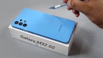 Samsung M32 5G Unboxing & Camera Test | Sky Blue Colour