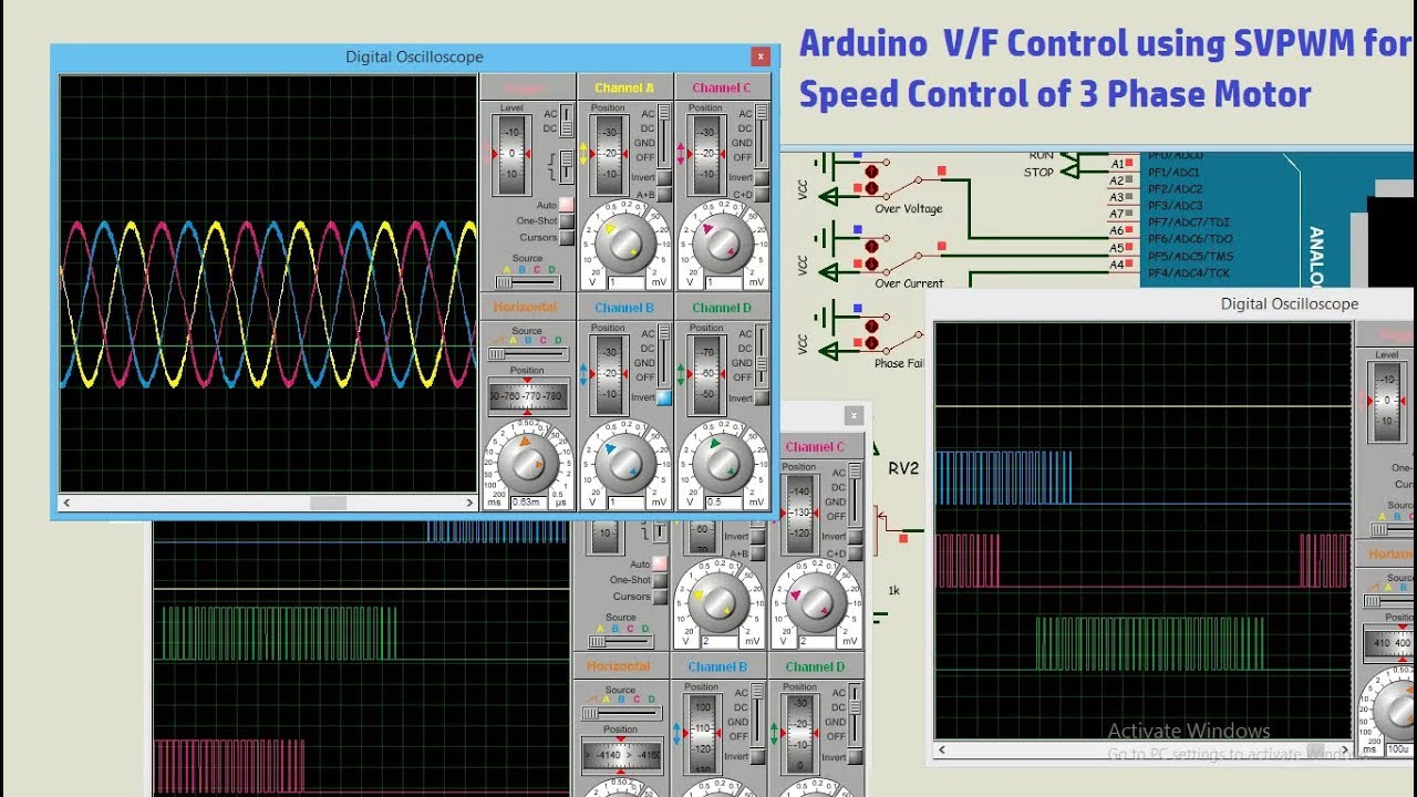 3 Phase V/F base Pure Sine Wave Speed Control of Induction Motor using ...