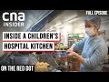 Masterchef cooks inside kk womens and childrens hospital kitchen  eat up  on the red dot
