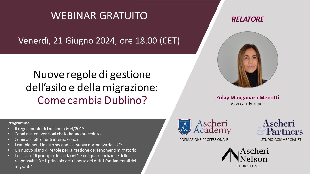 Nuove regole di gestione dell’asilo e della migrazione – Come cambia Dublino?