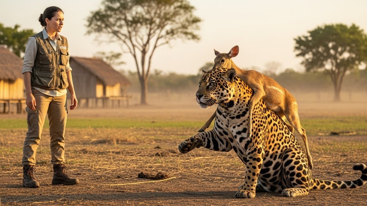 QUANDO UMA ONÇA PINTADA BUSCA AJUDA DOS HUMANOS — O QUE ELA SALVA VAI CHOCAR VOCÊ!