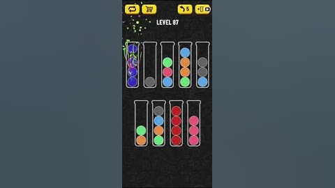Ball Sort Puzzle   level 87 1 !!! Mobile Cell Phone Game Walkthrough Android / Apple