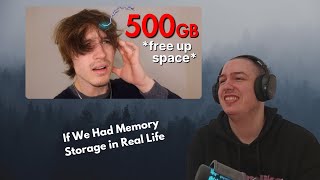 Frenchman Reacts To If We Had Memory Storage in Real Life - Grant Wisler