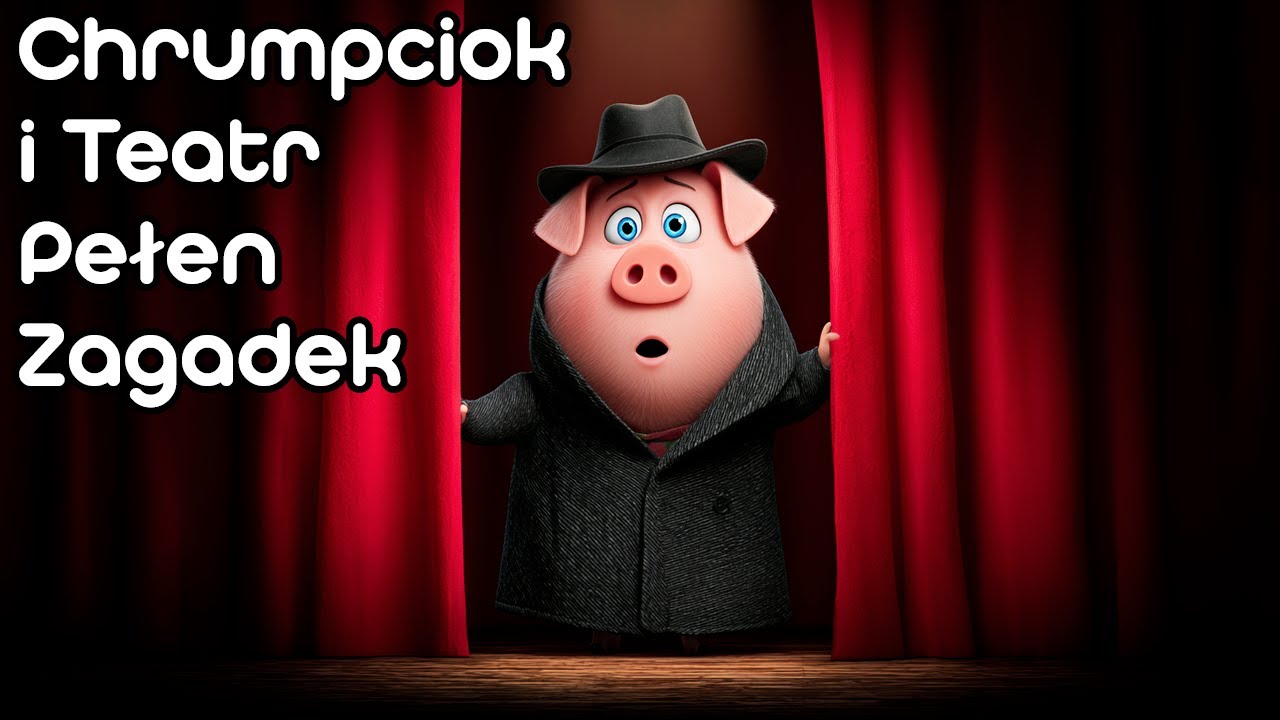 🐷 Detektyw Chrumpciok i Teatr Pełen Zagadek 🎭 | Bajka do słuchania na dobranoc 🌙 | Audiobook 🎶