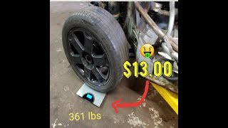 Weighing my car with a bathroom scale,  did it actually work 🤷‍♂️🤷‍♂️