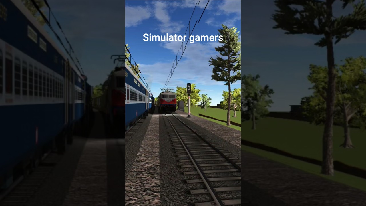 WDP4D VS ELECTRIC LOCOMOTIVE 